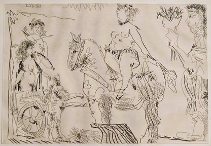 Pablo Picasso, “Le Cocu Magnifique” (serie di acqueforti e acquatinte, 1966) - Stima € 20.000