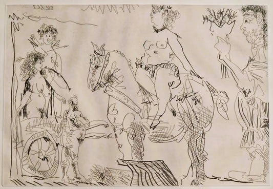 Pablo Picasso, “Le Cocu Magnifique” (serie di acqueforti e acquatinte, 1966) - Stima € 20.000